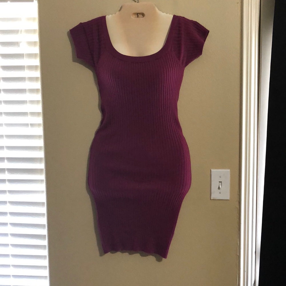 Ribbed purple dress Size M from forever 21